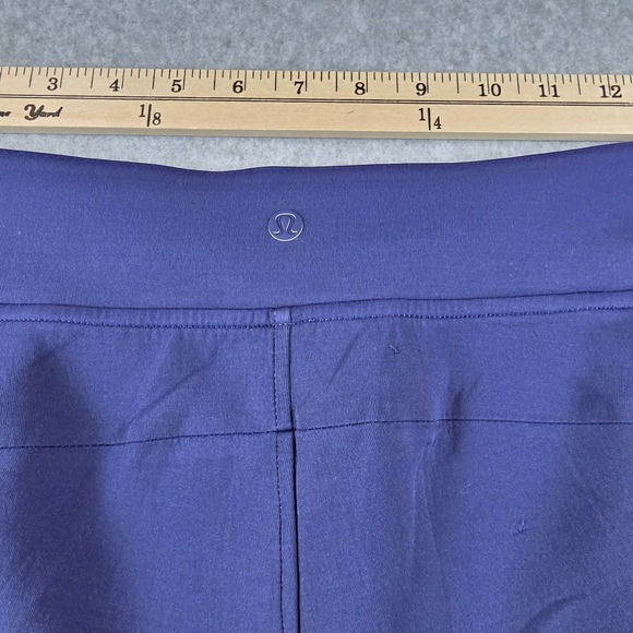 Lululemon Scuba High-Rise Jogger Navy Blue Fleece Sweatpants Womens Size 4 - Picture 12 of 12